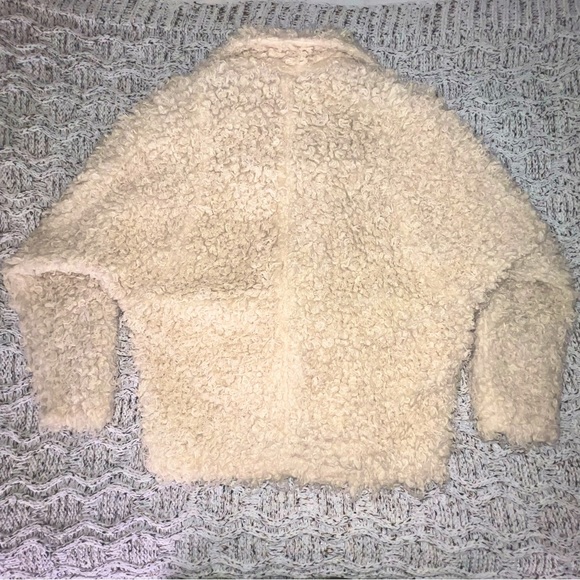 UNIF X UO Poodle Sherpa Moto Jacket - Picture 9 of 12